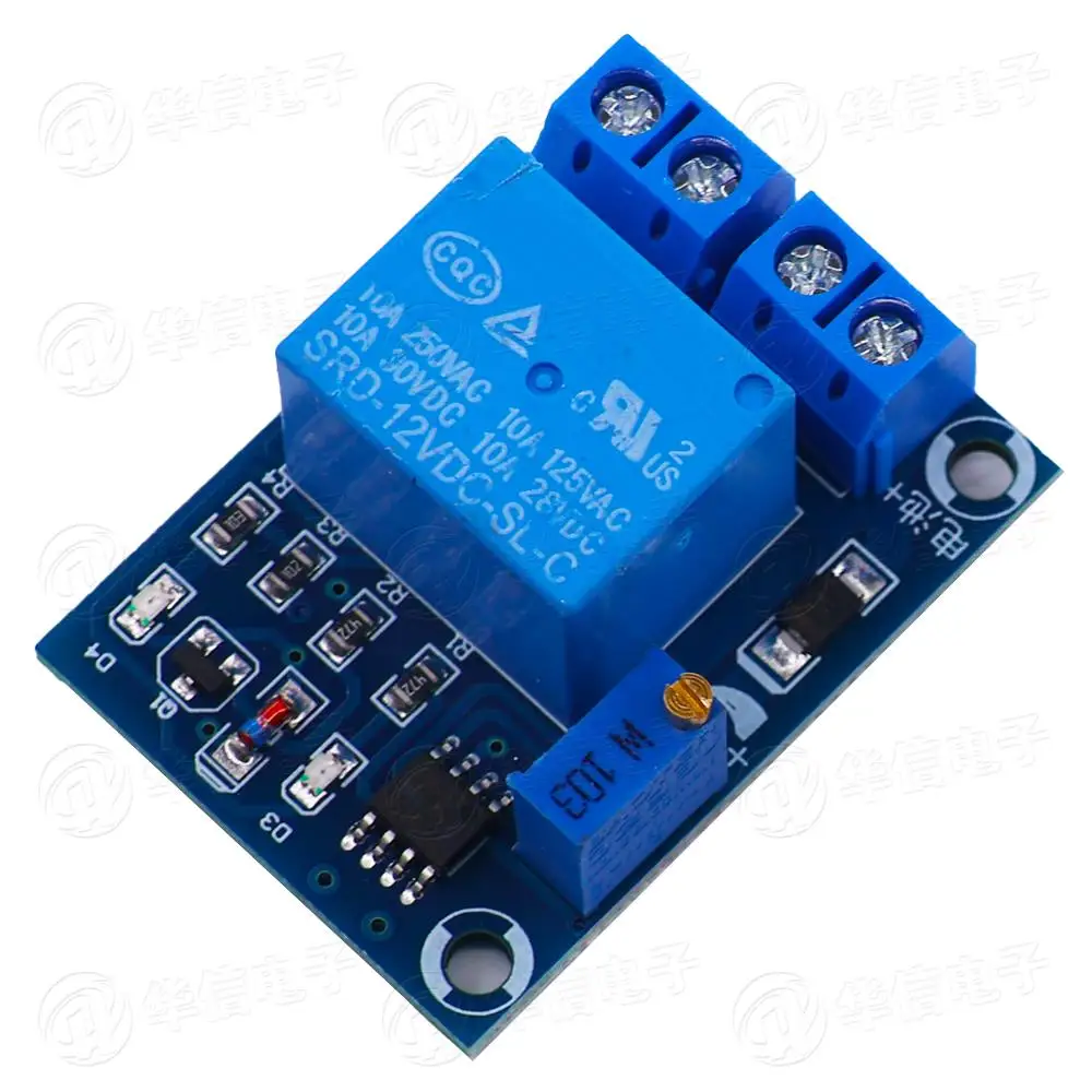 12V battery undervoltage management module voltage automatic recovery battery load power-off protection switch