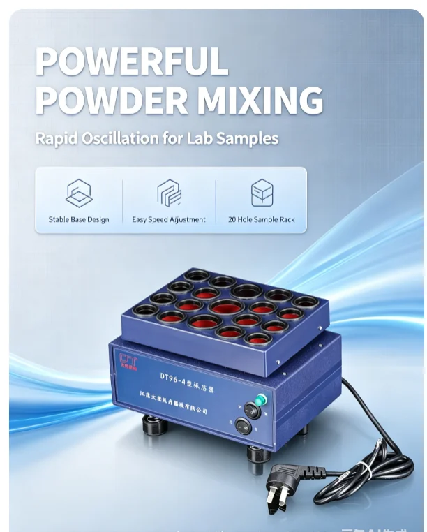 DT96-4 Penicillin Bottle Oscillator Laboratory Powder Mixer Vial Shaking Mixing Instrument