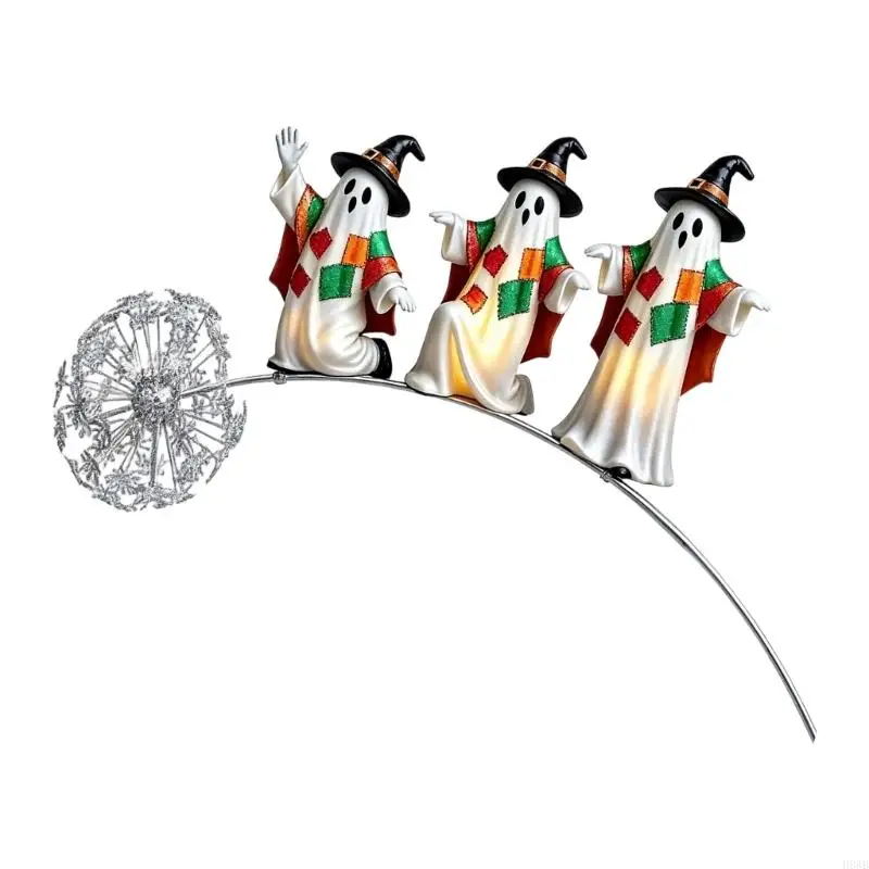 H8WB Outdoor Metal Garden Stake for Flower Zones, Lawn Edges and Pot Decoration, Iron Form for Open Soil Garden Layouts