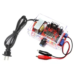 LM317 Adjustable Voltage Regulator DIY Regulator Electronic Kit DC110V/220V to 1.25-12.5V Step-Down PCB Board Soldering Training