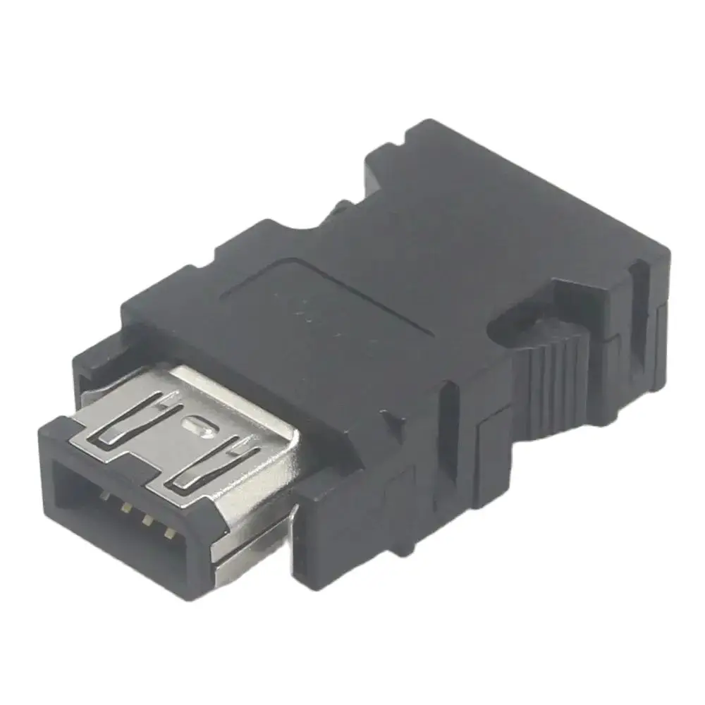 1394 Female Encoder Plug SM-10P Servo Drive Connector CN3 Solder Wire 10 Core Scsi Cable Connector 1Pcs