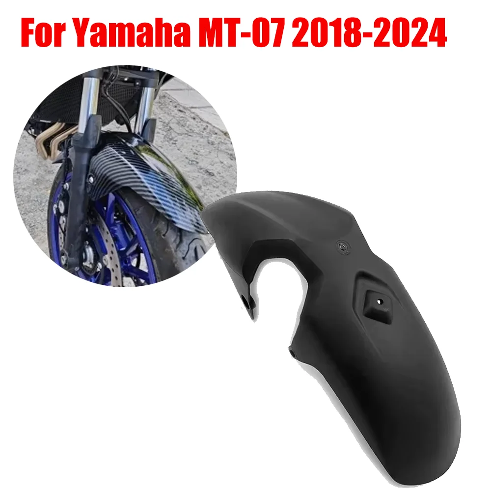 

For Yamaha MT-07 MT07 MT 07 2018-2023 2024 Motorcycle Accesories Front Fender Mudguard Mudflap Splash Guard Fairing Cover