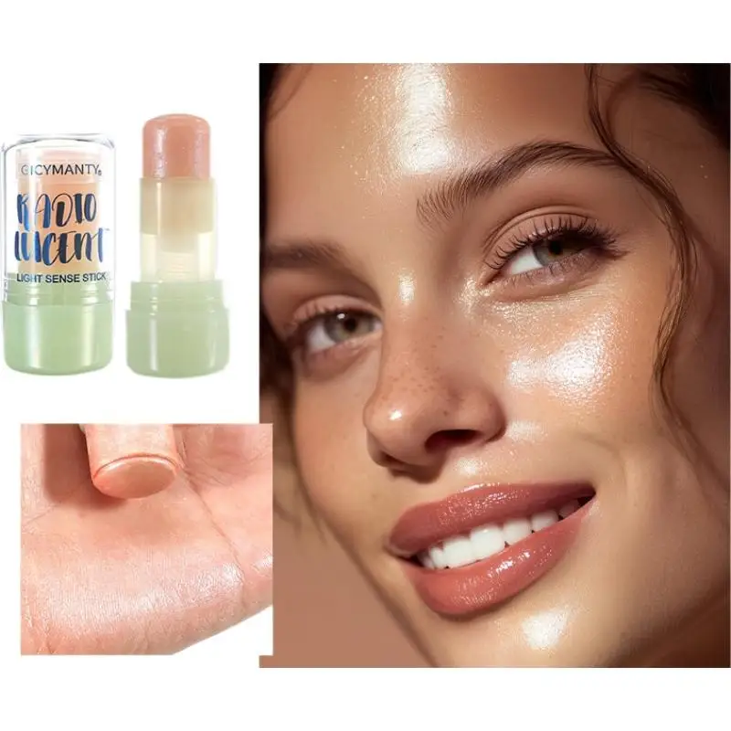 Highlighter Blush Stick Water Light Shimmer Contour Blush Natural Glow Fine Shimmer Face Contour Rouge 3D Makeup Cosmetics