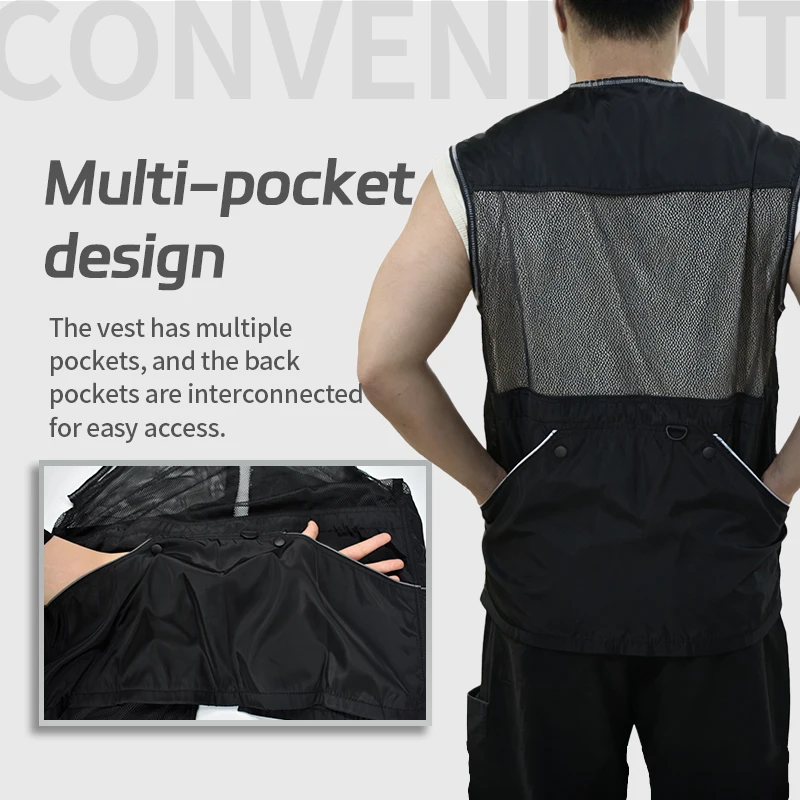 

Breathable dog trainer vest grab-proof mesh large pocket multifunctional dog training clothes German shepherd dog training suppl