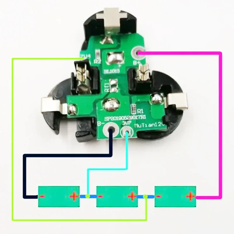 マキタ用PCB回路基板,電気ドリルバッテリー,プラスチックケース,12V, 10.8Vリチウム電池,bl1013,bl1014,194550-6, 194551-4