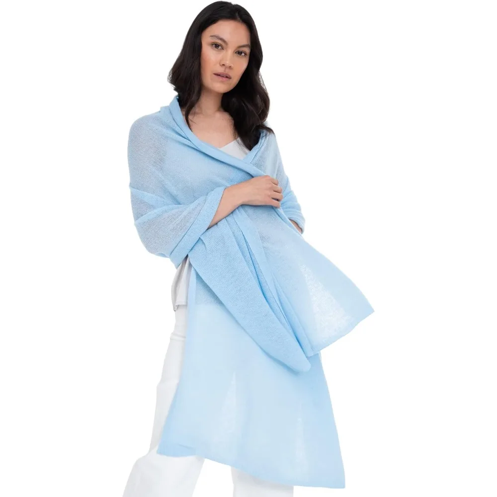 Luxuriöse, leichte Reisefolie aus 100 % Kaschmir für Komfort und Stil