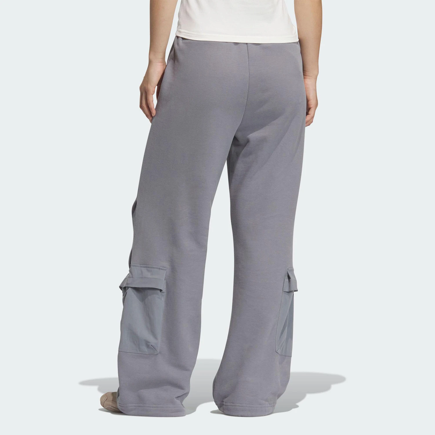 Adidas genuine winter women's knitted straight leg casual pants KS0074