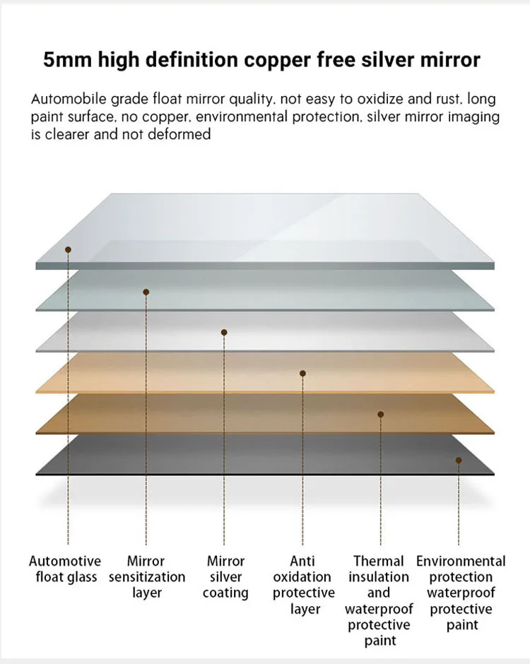 Design Black and Gold Home Decor Minimalist Customized Mirror Wall Art Irregular Wood Frame Wall Mirror with Wood Frame