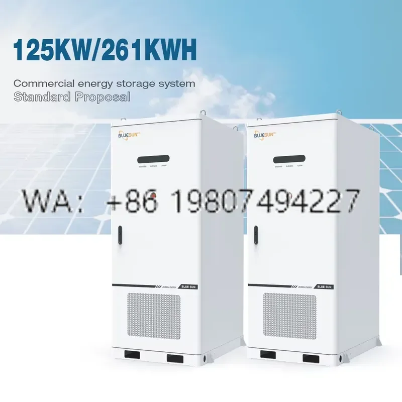 for EU Warehouse 261kWh Liquid Cooled Battery Grid Connected Scalable Energy Storage System Hotselling