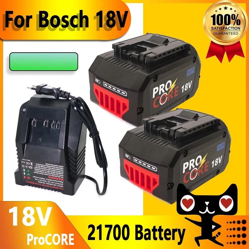 

TPCELL 8AH/10AH For BOSCH Professional 18V 21700 Battery ProCORE 18V Li-ion Replacement for BAT609 BAT618 with bms