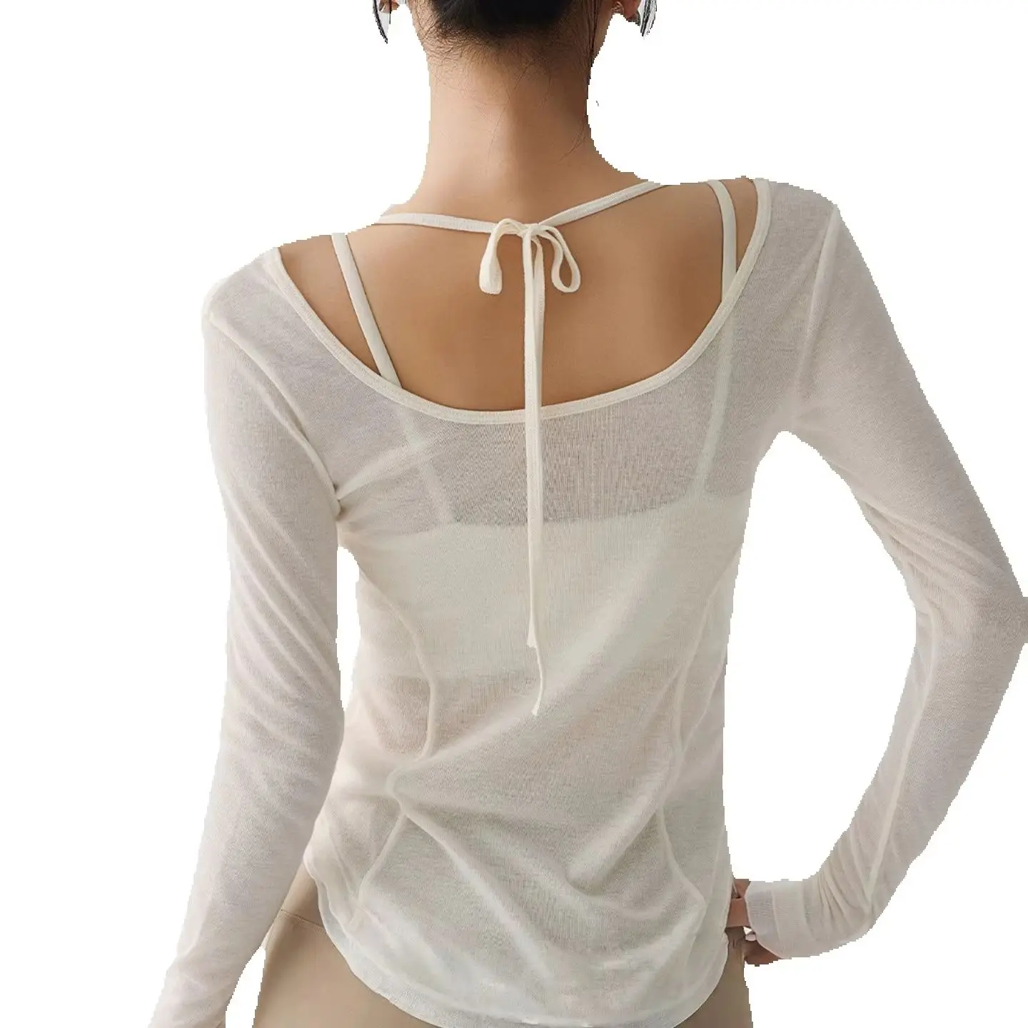 Women's Long Sleeve Sports Shirt Yoga Wear Fitness T-Shirt Quick-dry Running T-shirt Workout Top Female Gym Shirt Clothing