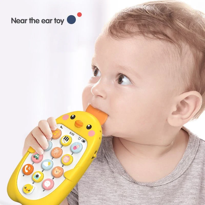 Children's Cute Chicken, Music, Mobile Phone, Electric Toys, Simulated Telephone, Teether, Light, Education, Early Education