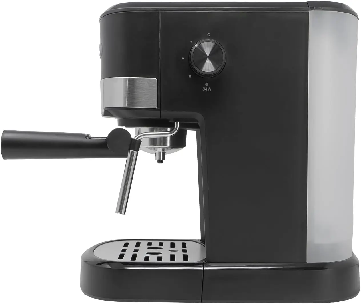جوكا - كافتيرا اسبريسو 20 باريس مع فابوريداور، 1100 وات، ديبوسيتو 1.25 لتر ديسمونتيبل، معدن، نيجرو
