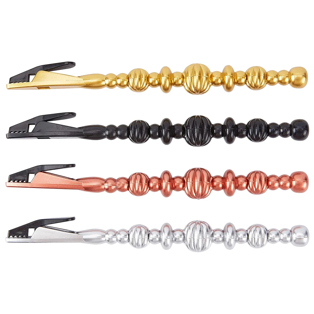 

4 Pcs Bracelet Wear Auxiliary Clip Assistant Tool Helper Hook and Clips Clasps Rose Gold Aid Plastic Miss Fastener