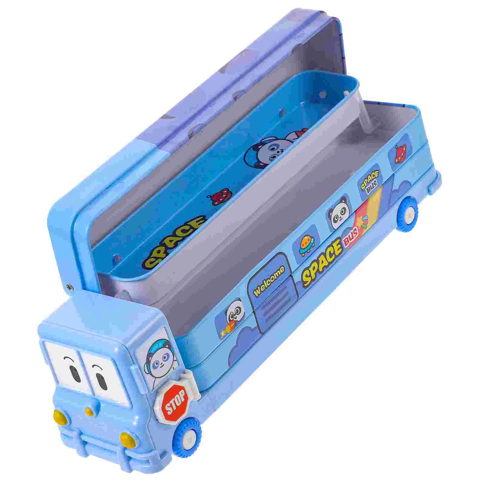 

Pencil Case Cartoon Pouch Small Multipurpose Iron Large Capacity Creative Child Organizer