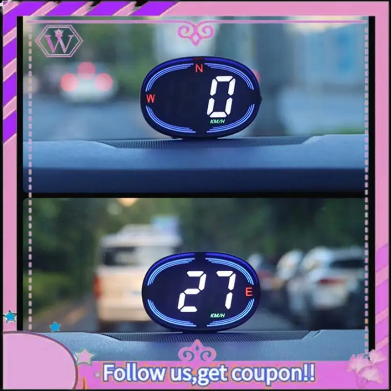 

Latest H2 Car Digital Speedometer GPS HUD Heads Up Display For All Cars Trucks Motorcycle KM/H Speed Gauge Auto