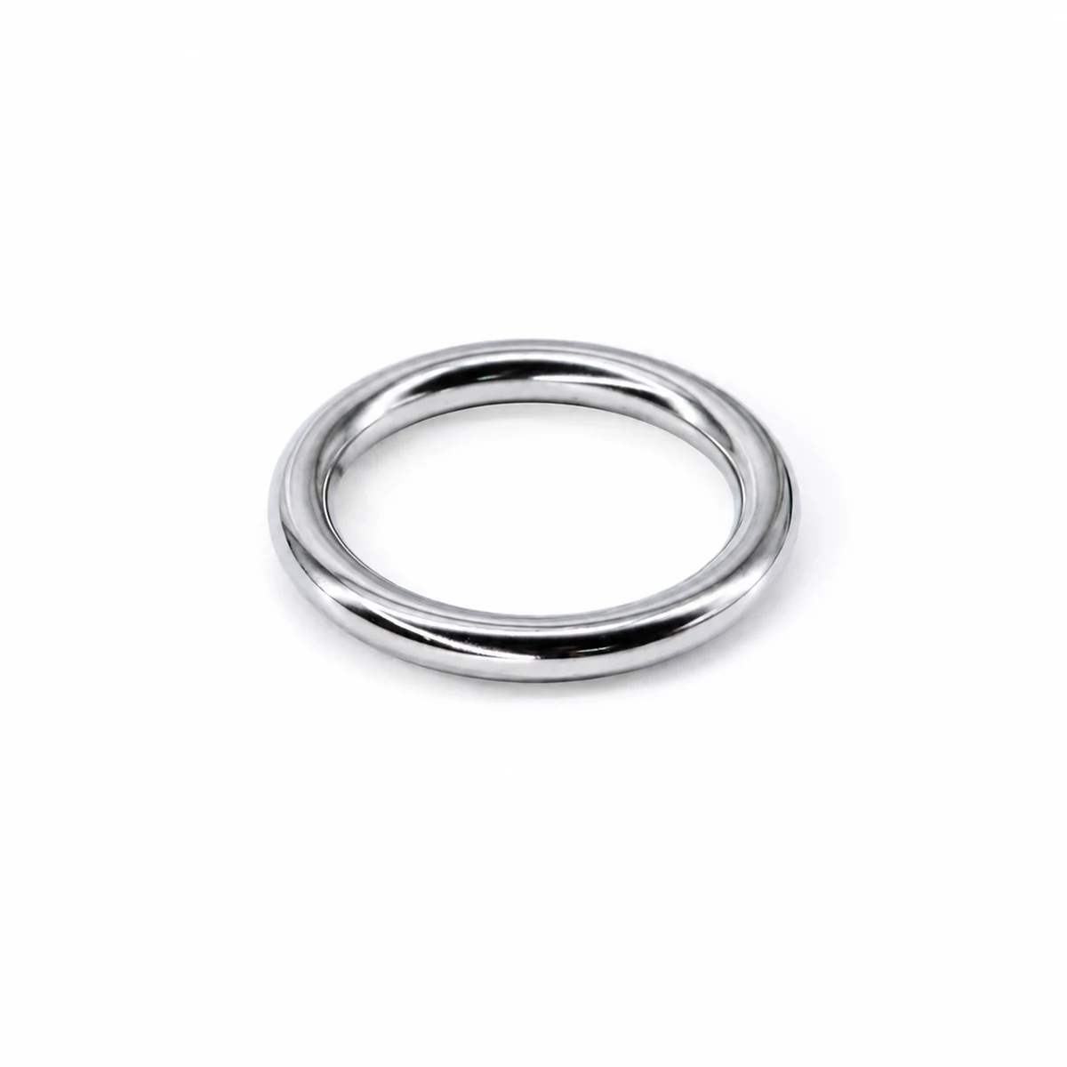 Minimalistischer 3mm Glatter Stapelring 18K Vergoldeter Edelstahl Hochglanzpolierter Bandring für Frauen und Mädchen Knöchelschmuck – Detail 9