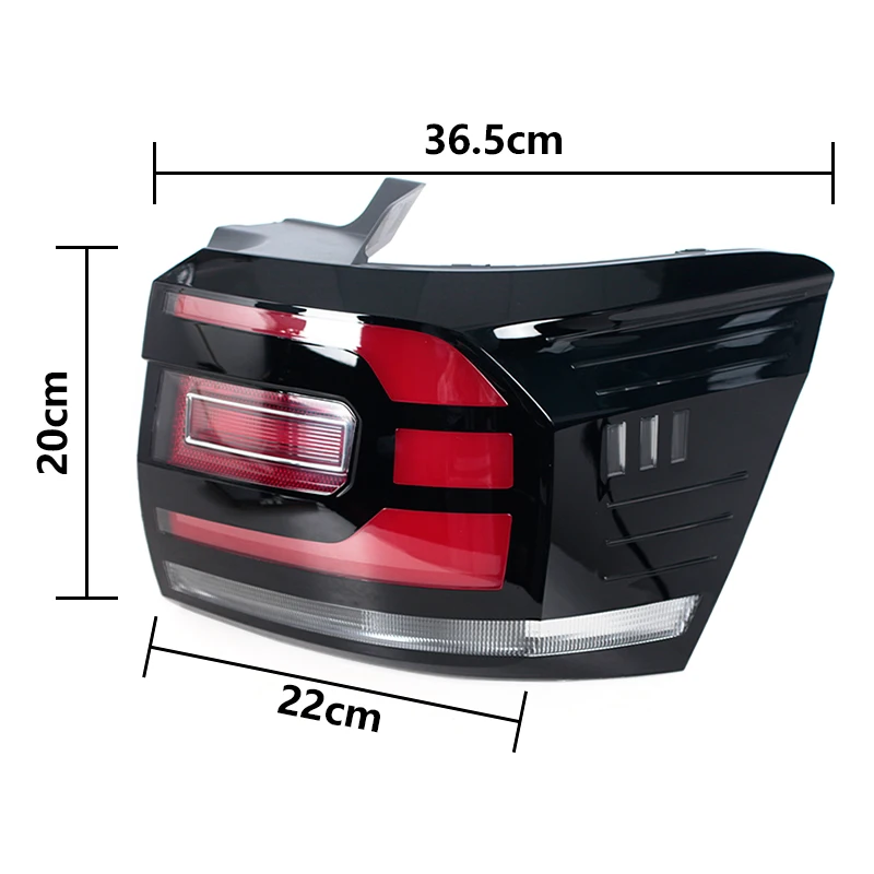 LED Rear Taillights For Volkswagen VW TACQUA/T-Cross 2020 2021 Brake Light Steering Flashing Light Reverse Light Driving Light