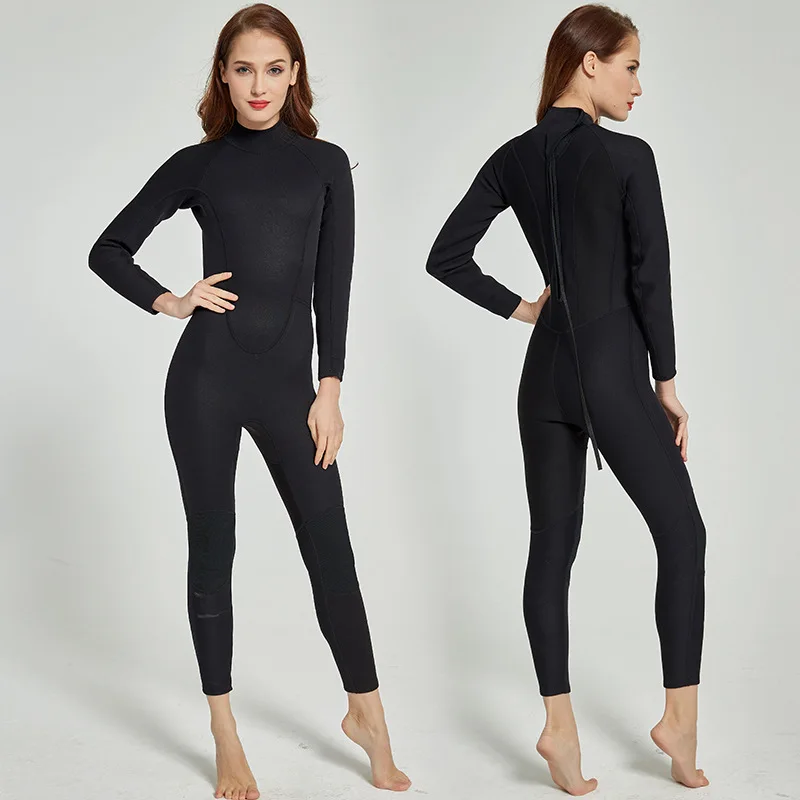 

2MM Thick and Warm Long Sleeved One-piece Swimsuit with Anti Cold, Scratch and Stab Properties, Suitable for Surfing Couples