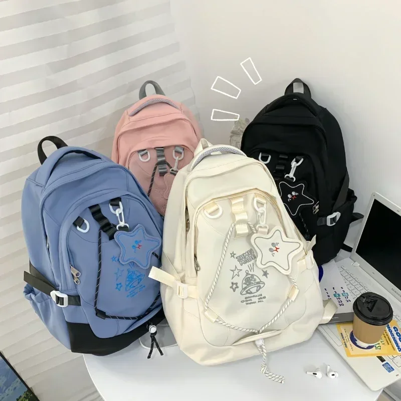 Oxford Zipper Casual Backpacks Solid Women\'s Bags on Sale 2024 High Quality High Capacity Multiple Pockets Student Backpack