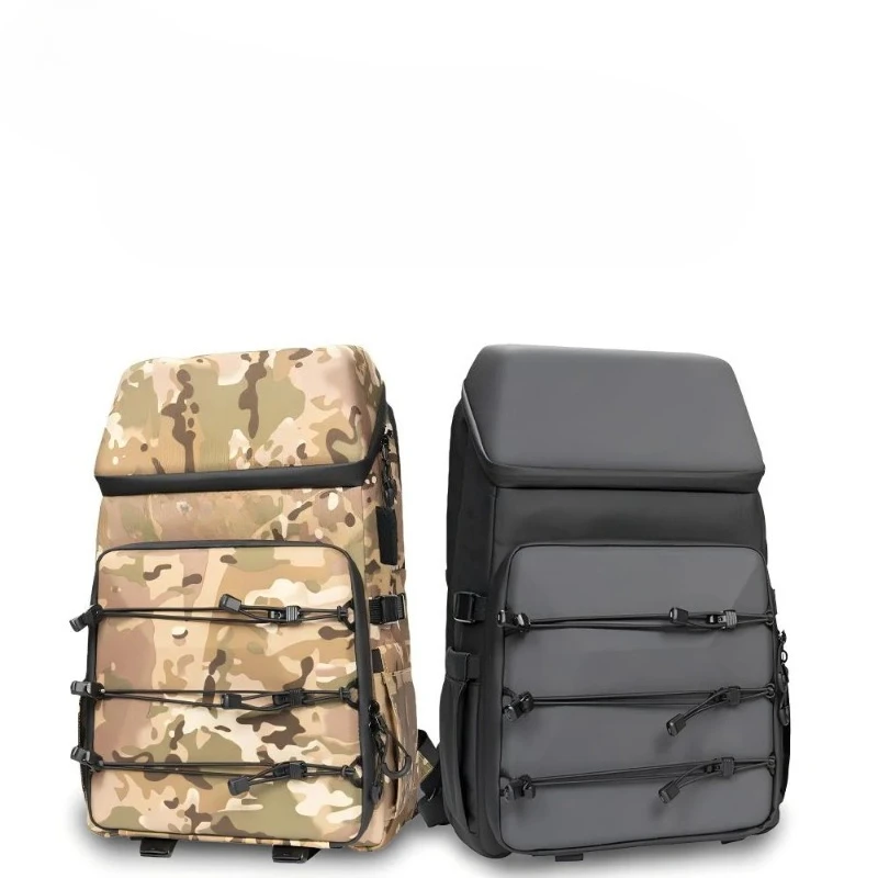 14.5L backpack waterproof travel storage bag black and gray camouflage suitable for remote control