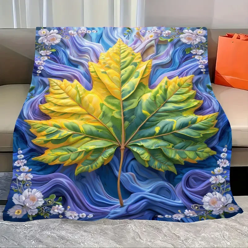 Flannel Blanket-Soft Lightweight All-season Bright Floral Baby Blanket Soft Cozy for Toddlers Kids Bedding