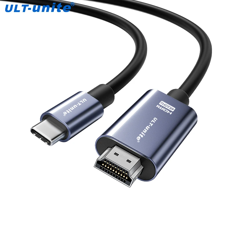 USB Type-C to HDMI Cord 4K USB C to HDMI Cable 2K@120Hz Compatible with Thunderbolt 4/3, for iPhone15 MacBook Air,iPad, XPS 17