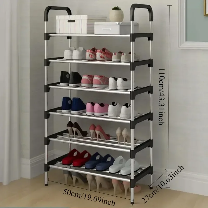 5-Tier Shoe Rack – Dust-Proof Shoe Cabinet, Space-Saving Storage for Living Room