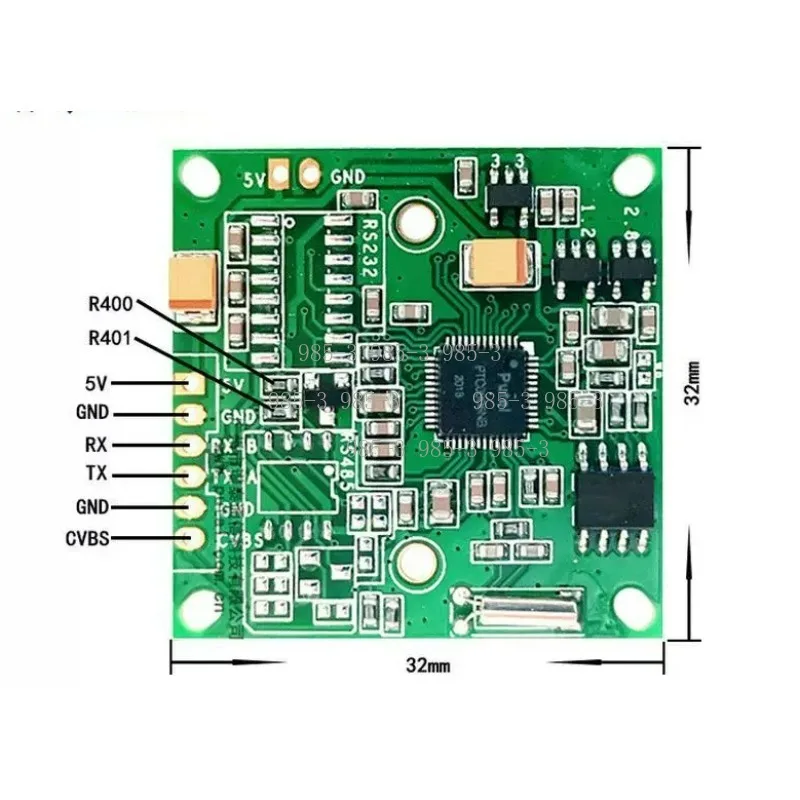 MT9V022 Monochrome Camera Module, 0.36MP 1/3