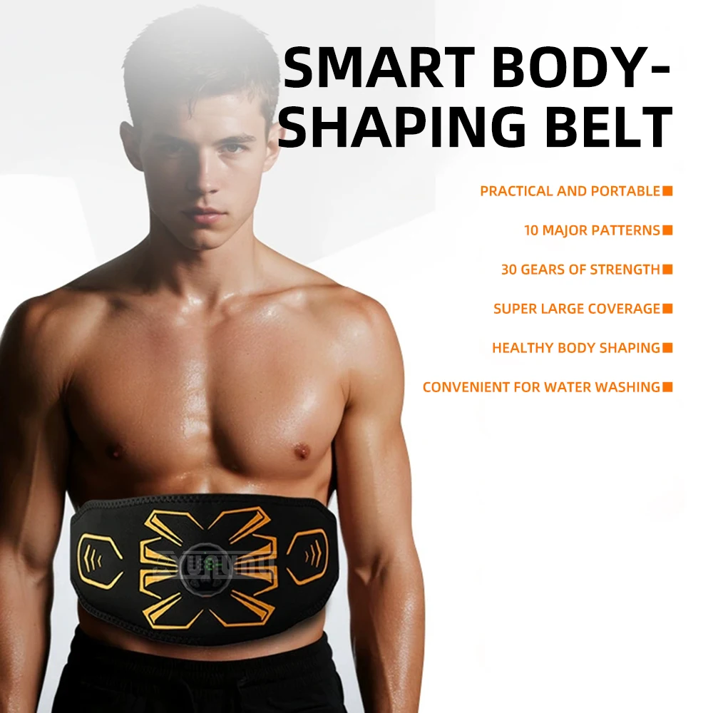 

Устройство для укрепления живота EMS Микротоковый массажный пояс Домашнее устройство для тренировки брюшного пресса