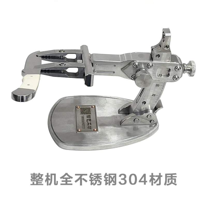 

4th generation high-end all-304 stainless steel fixed angle sharpener opener bottom without logo.