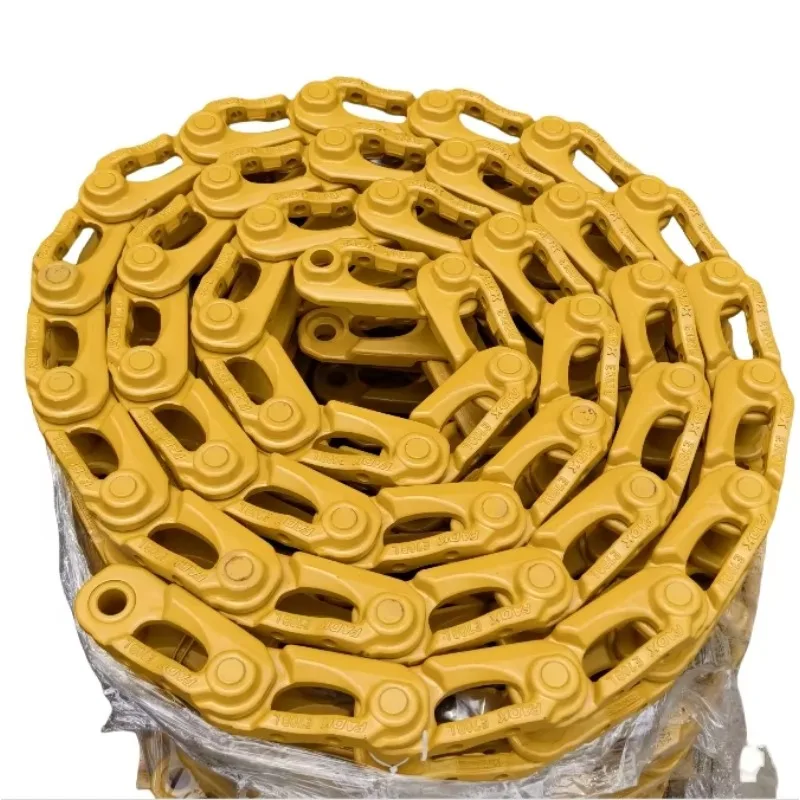 

E70B Excavator Track Chain Link, Construction Machinery Undercarriage Parts for Repair Shops, Durable Drive System Components