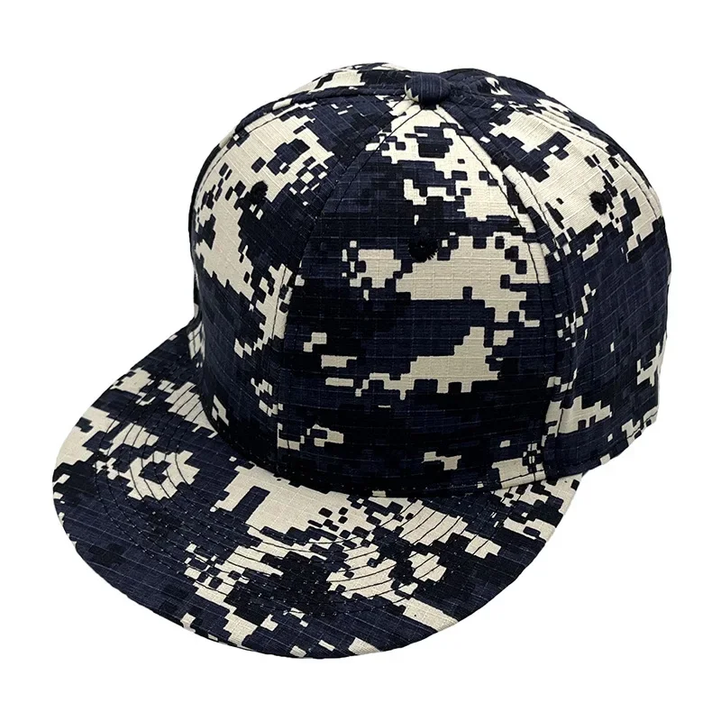 2025 Nuevas gorras de hip hop de camuflaje con impresión digital - Sombreros de béisbol de ala plana estilo callejero Harajuku Moda urbana juvenil unisex