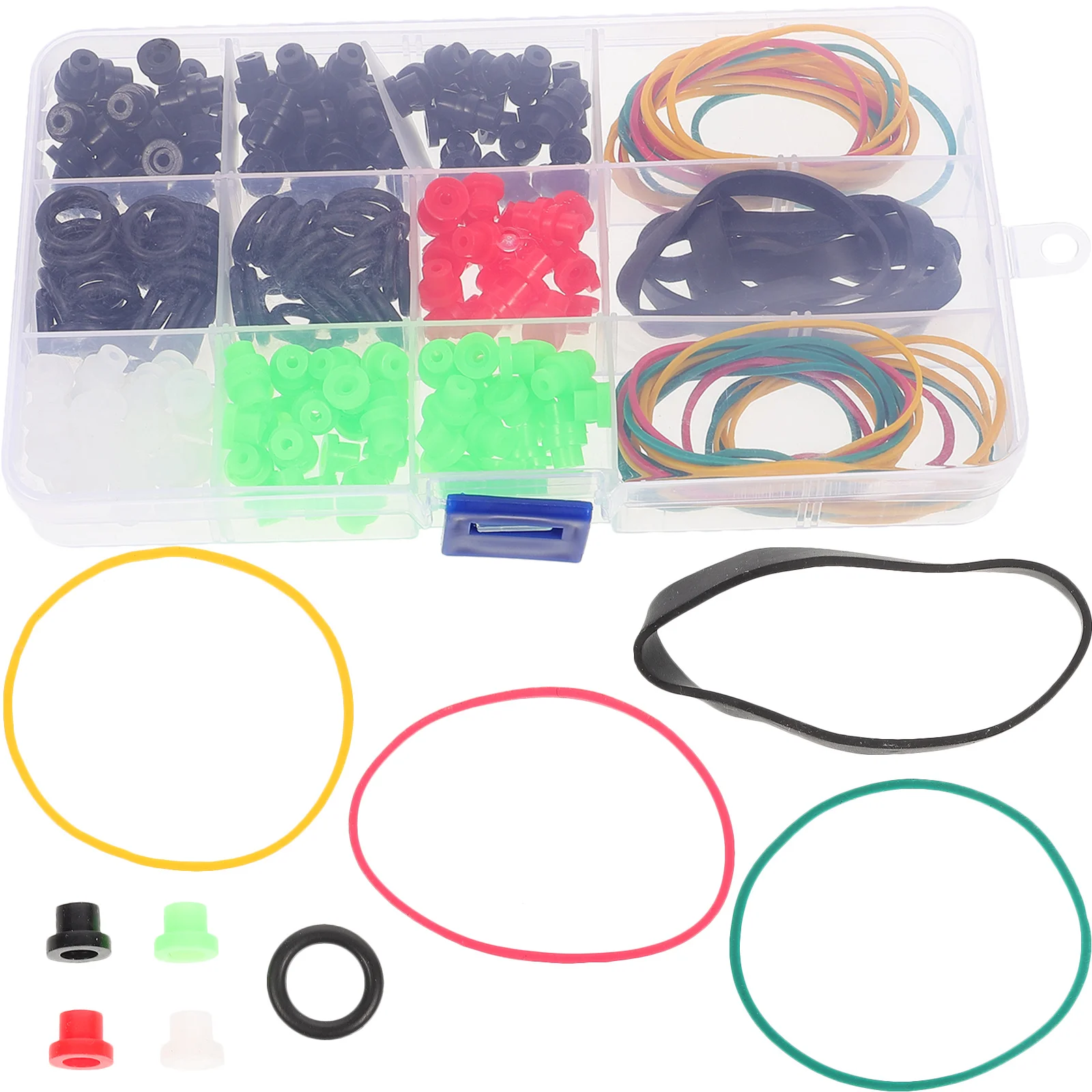 

270Pcs Stable Rubber Bands Pin Cushions Anti-Vibration Apron Supplies for Set Rubber Band Pin Cushion