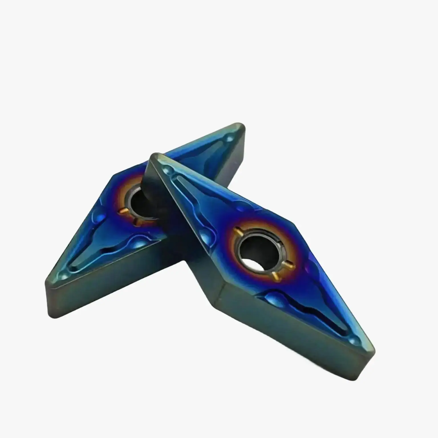 Herramienta de torneado externo VNMG160404 MA VP15TF, herramienta de torno de Metal de procesamiento de acero, inserto de carburo CNC VNMG 160404