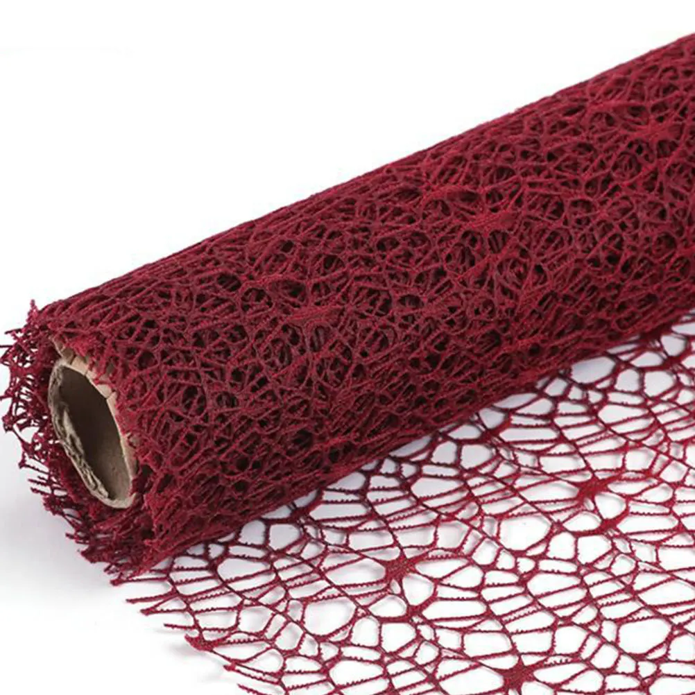 DIY الشاش لفة الجاكار صافي اليدوية سحر مهرجان الزفاف الديكور هدية التفاف الجاكار لفة التفاف هدية الشاش