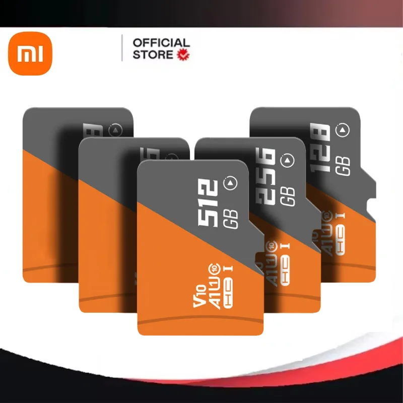 XIAOMI 2TB 1TB High Speed Micro TF SD Card 512GB 256GB TF Flash 128GB Memory Card Driving Recorder 128GB Cameracartão De Memória