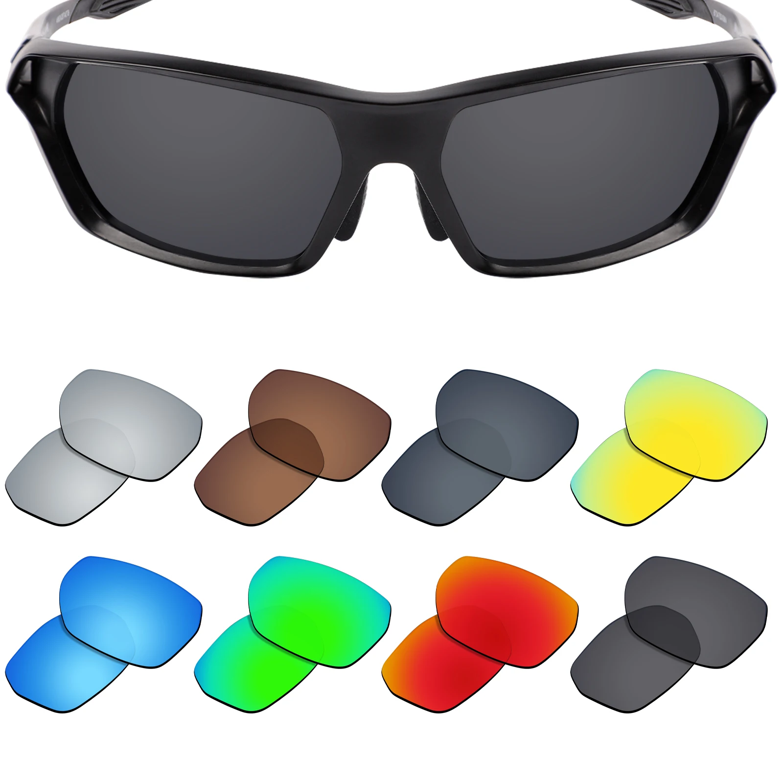 Firtox True UV400 Polarized Lenses Replacement Compatible with Spy Optic Quanta 2 Sunglasses (Lens Only) - Multiple Colors