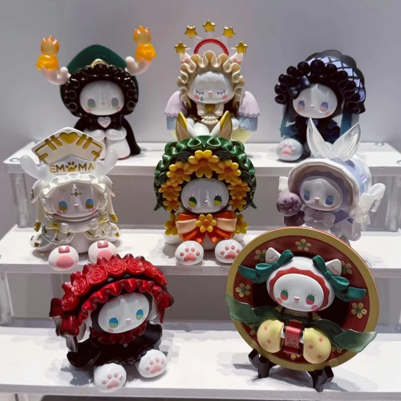 إيما سر الغابات الشعر صندوق الغموض Caja Misterios Kawaii صندوق أعمى اللعب دمى لطيف سطح المكتب الحلي هدايا مفاجأة عيد الميلاد