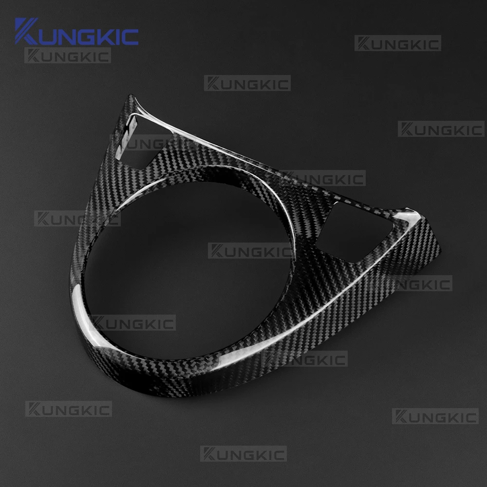 

For Abarth 595 695 Fiat 500C 2012-2015 Fiat 500 2008-2015 LHD RHD Hard Dry Carbon Fiber Car AT/MT Gear Shift Panel Trim Sticker