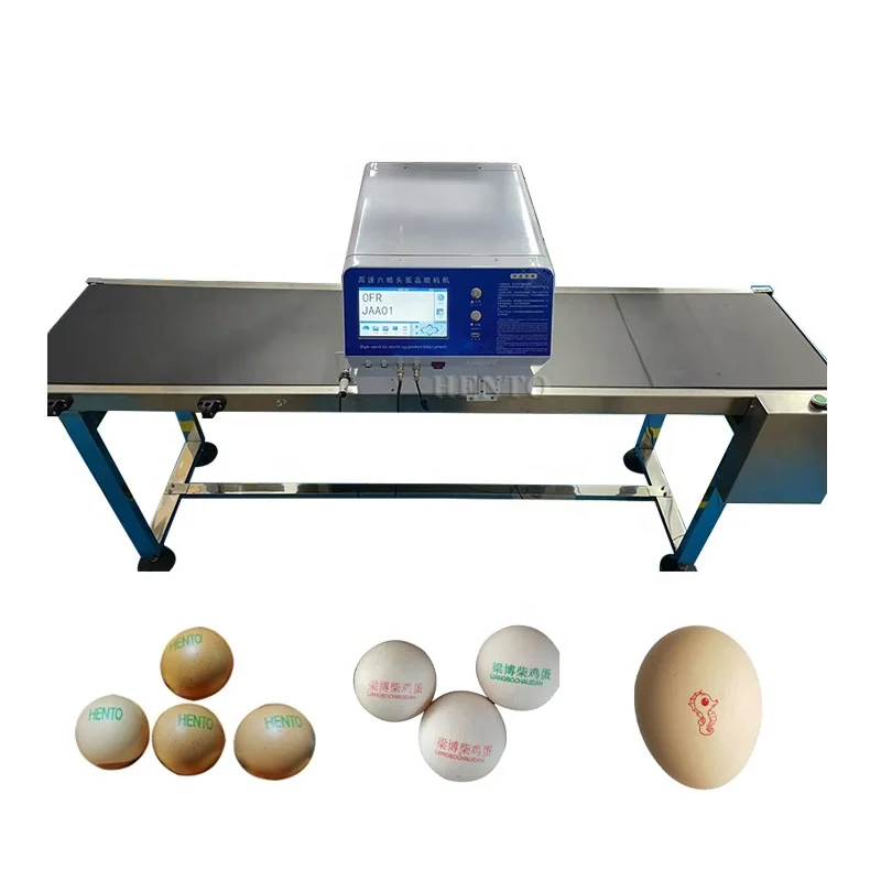 Customized High Quality Egg Expire Date Printer / Egg Stamping Machine / Edible Ink for Egg Coding Machine