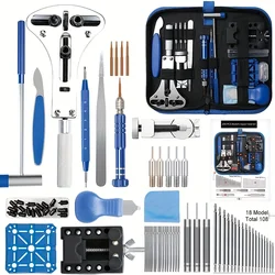 185pcs Watch Repair Kit, Professional Watch Battery Replacement ToolWatch Link And Back Removal Tool, Spring Bar Tool Set