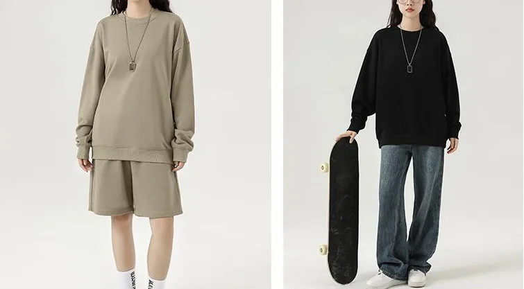 2025 الخريف المرأة هوديس طويلة الأكمام البلوز بلون البلوز المرأة الشتاء عادية البوليستر الهيب هوب الرياضة Y2k القمم