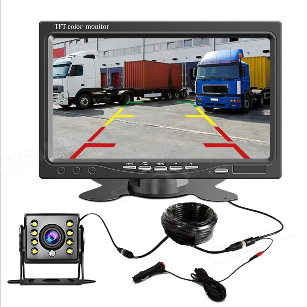 

High-definition AHD truck digital video recorder display screen 7 inches Night vision reversing recorder Suitable for trucks