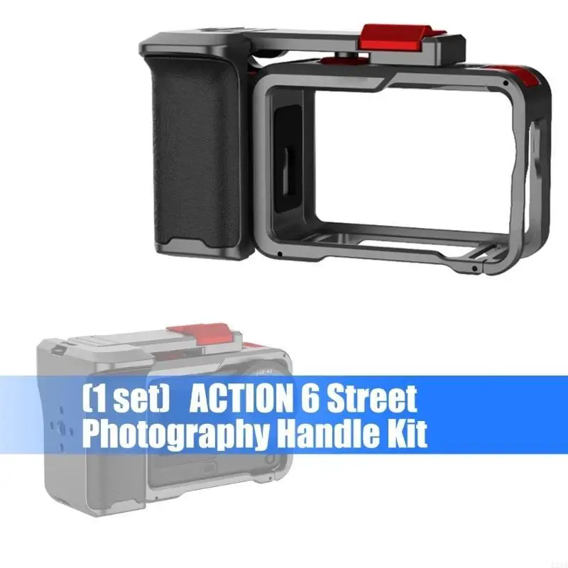 

Профессиональный набор ручек для камеры ACTION 6, быстроразъемный держатель, крепление, стабильные рамки, аксессуары для