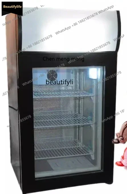 

Вертикальный холодильный шкаф-витрина A601, мини-шкаф для мороженого, малый коммерческий холодильник