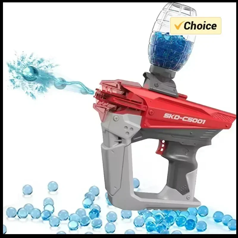 ไฟฟ้า Luminous GEL Ball Gun น้ํา Bullet Splatter Ball Gun LED Night Light ของเล่นยิงกลางแจ้ง