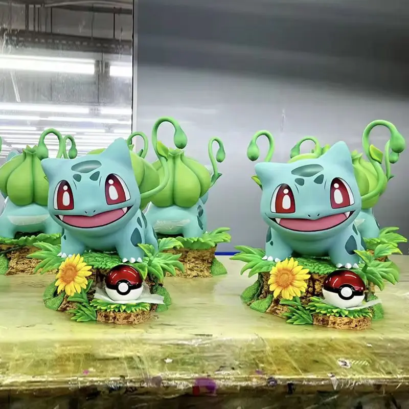 Figurine Bulbasaur en Pvc de 10cm, modèle de Collection de figurines d'anime, ornements décoratifs de bureau pour garçons, cadeaux