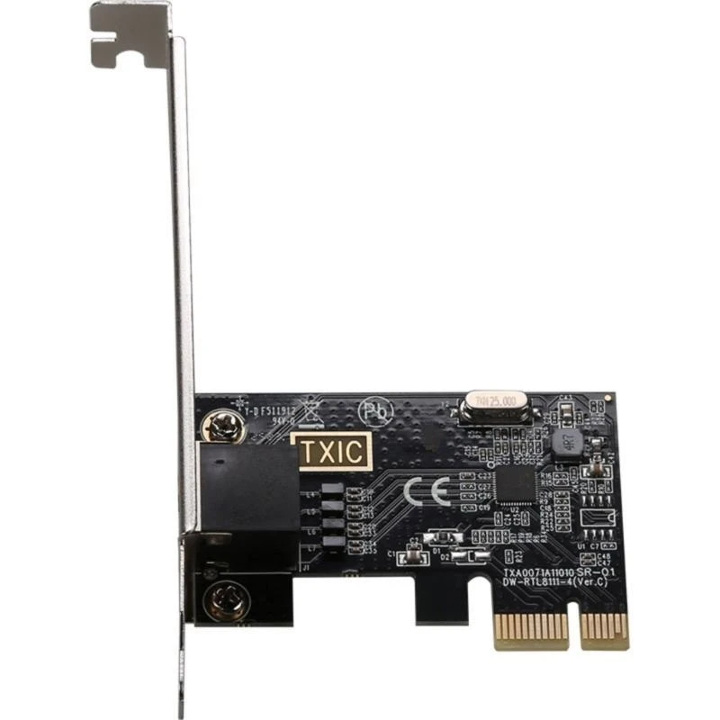 

A52B 1000 Мбит / с PCIE TO RJ45 Сеть -карта RTL8111 Gigabits Ethernets PCIEXPress Card