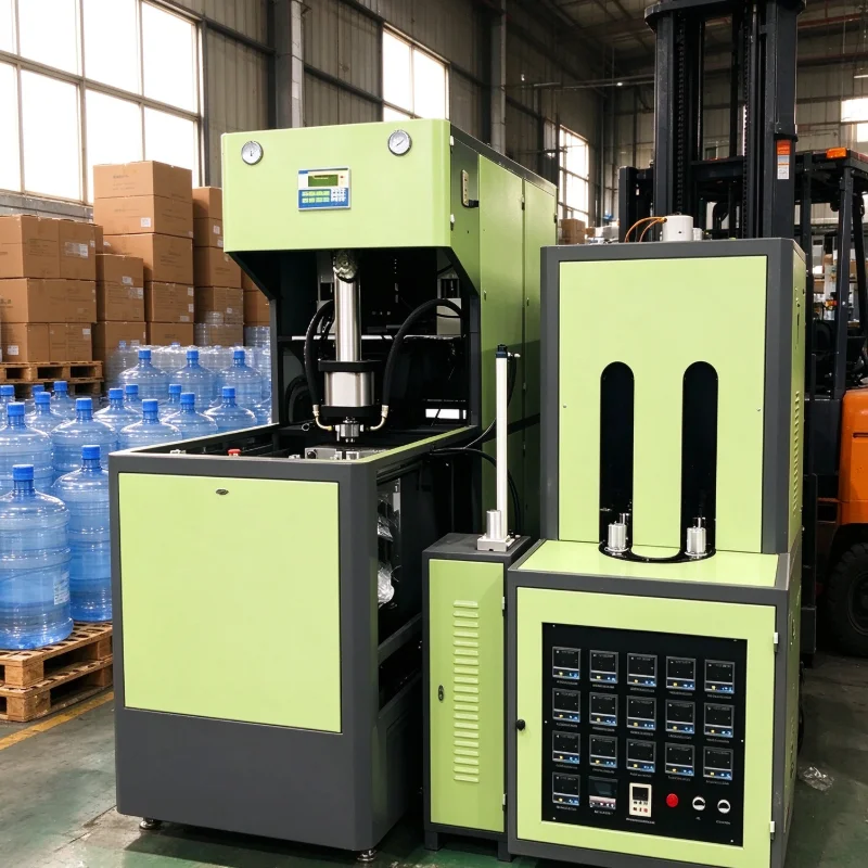 Customized Manual PET Bottle Blowing Machine, Low-cost Equipment for Low Volume Plastic Bottle Production